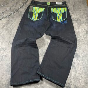 Y2K COOGI Big Embroidered Jeans With Tags